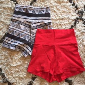 2 High-Waisted American Apparel Booty Shorts